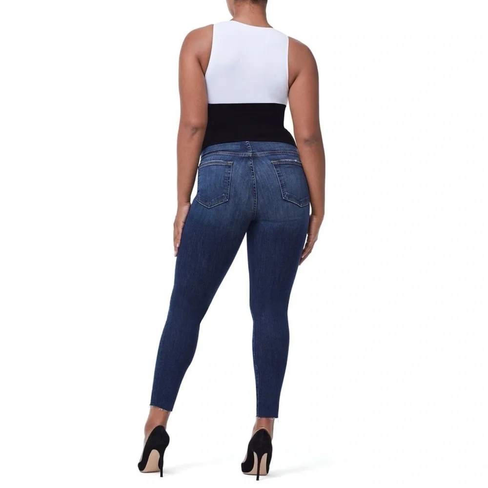Good American The Homestretch Maternity Jeans Blue227